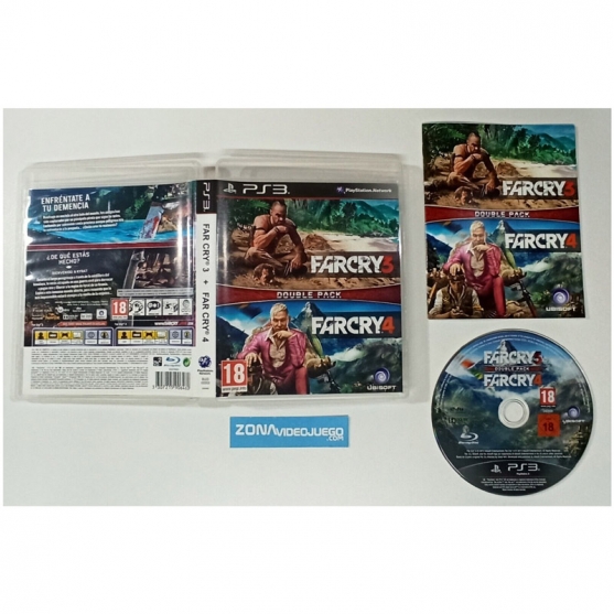 Far Cry 3 + Far Cry 4, Double Pack, Playstation 3, Pal-Esp