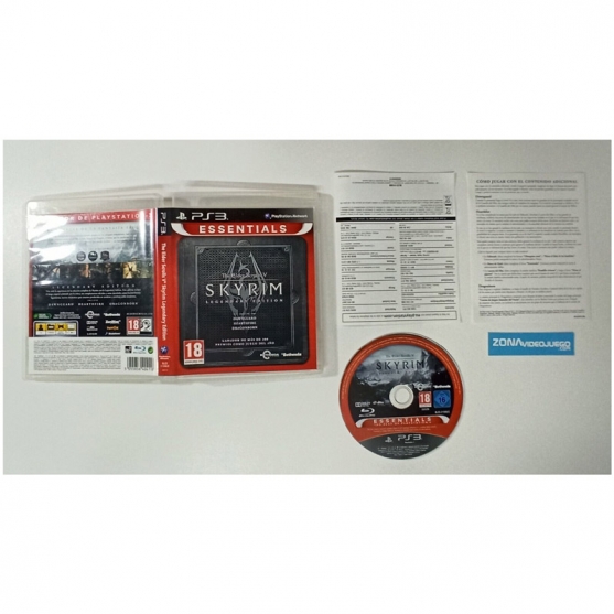 The Elder Scroll V Skyrim Legendary Edition, Playstation 3, Pal-Esp