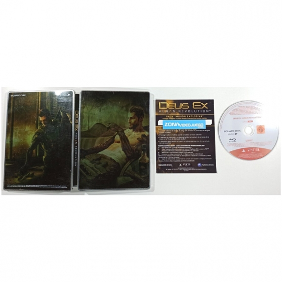 Deus Ex Human Revolution, Playstation 3, Pal-Esp. Steelbook
