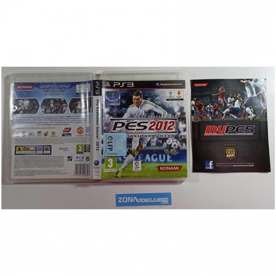 Caja Vacia Pro Evolution Soccer 2012 Pes, Playstation 3. SIN JUEGO