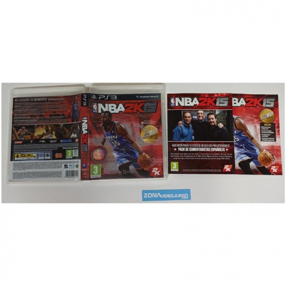 Caja Vacia Nba 2k15, Playstation 3. SIN JUEGO