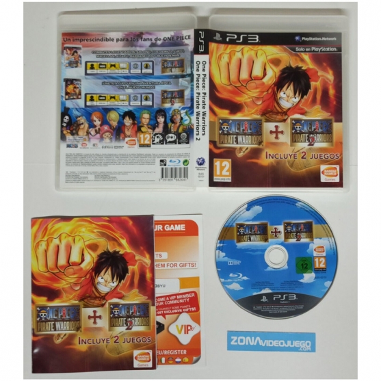 One Piece Pirate Warriors + One Pirate Warriors 2, Sony Playstation 3, Pal-Esp
