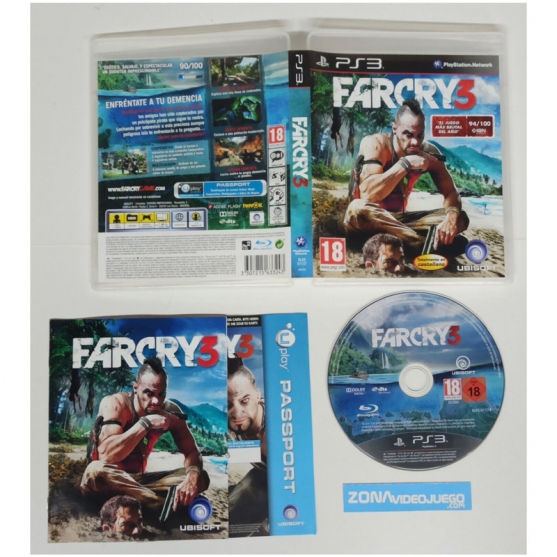 Far Cry 3, Sony Playstation 3, Pal-Esp