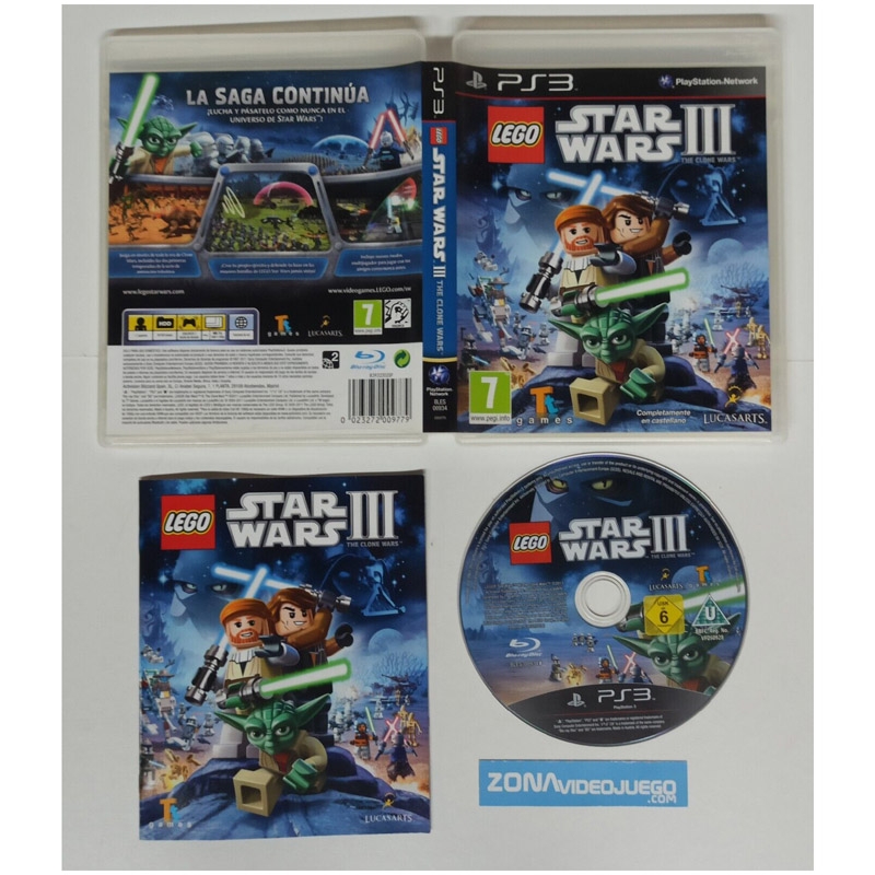 Lego Star Wars III The Clone Wars, Sony Playstation 3, Pal-Esp - Main Image