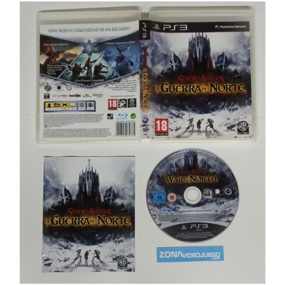 El Señor de los Anillos La Guerra del Norte, Sony Playstation 3, Pal-Esp