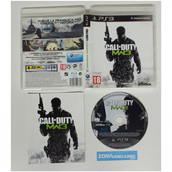 Call of Duty Modern Warfare 3, Sony Playstation 3, Pal-Esp