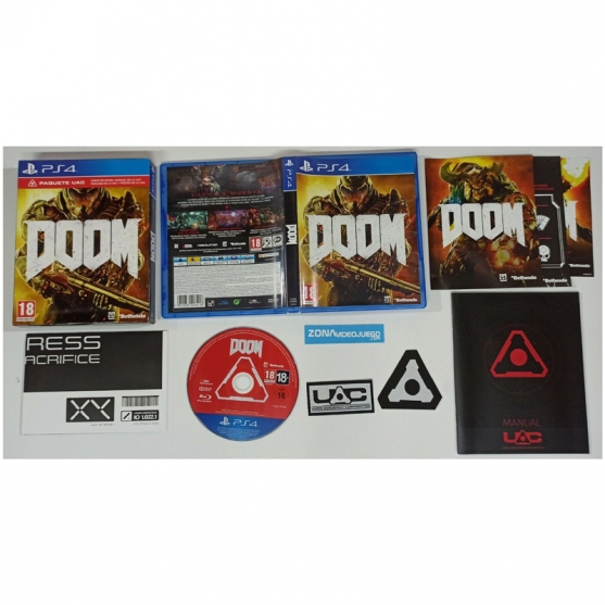 Doom Paquete Uac, Sony Playstation 4, Pal-Esp