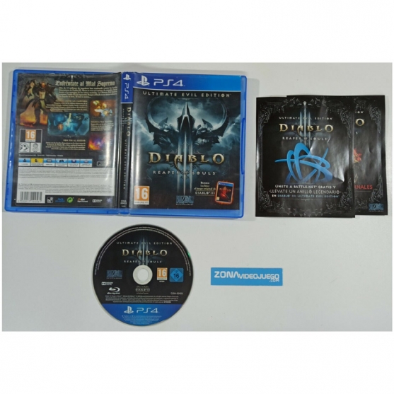 Diablo III Reaper of Souls Ultimate evil edition, SonyPlaystation 4, Pal-esp
