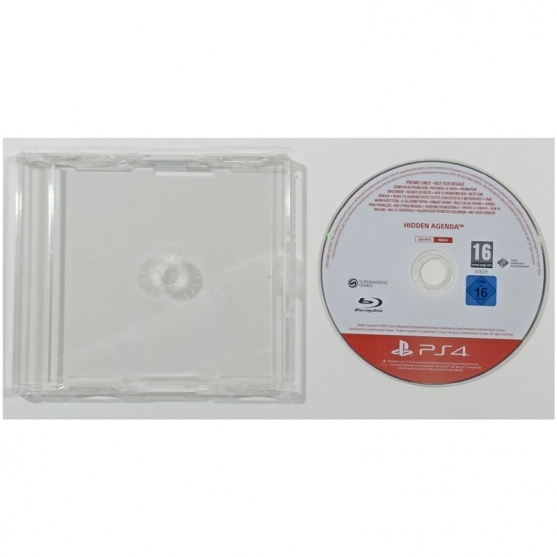 Hidden Agenda, Sony Playstation 4, Pal-Eur. Promo Press