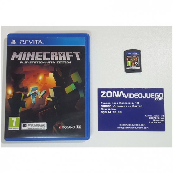 Minecraft ps vita edition, ps vita, pal-esp