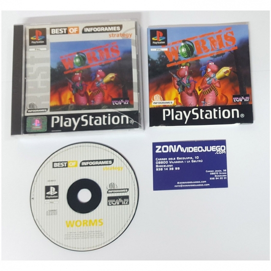 WORMS, PLAYSTATION/PS ONE, PAL-EUR
