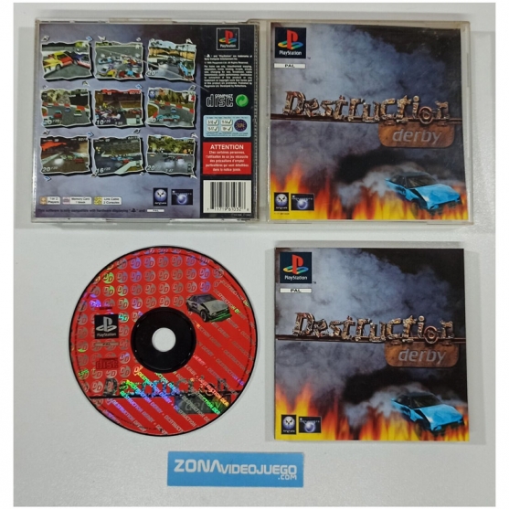 Destruction Derby, Sony Playstation, Pal-Esp