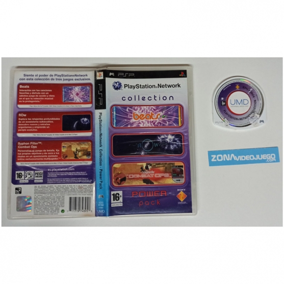 Playstation network collection power pack, Sony PSP, PAL-ESP