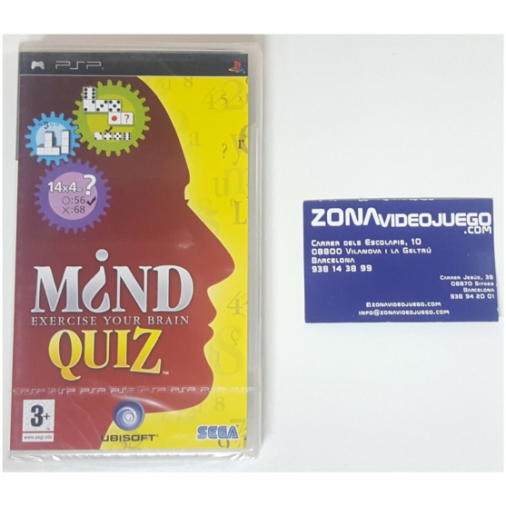 Mind Quiz Exercise your brain, Sony PSP, PAL-ESP