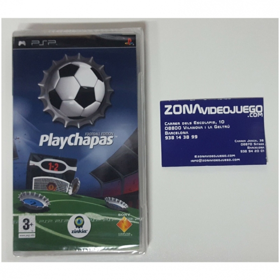 Playchapas football edition, Sony PSP, PAL-ESP