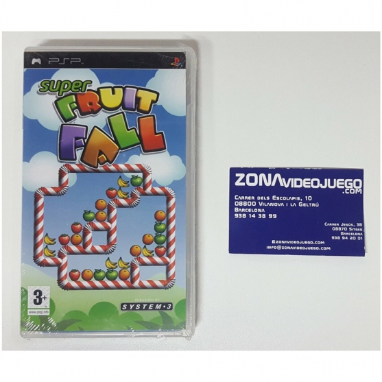 Super fruit fall, Sony PSP, PAL-ESP