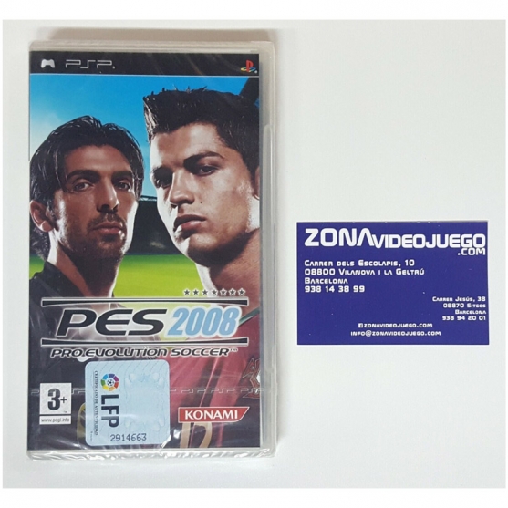 Pro Evolution Soccer 2008, Sony PSP, PAL-ESP