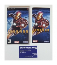 Caja y Manual, Iron Man, Sony PSP, PAL-ESP. Sin Juego.