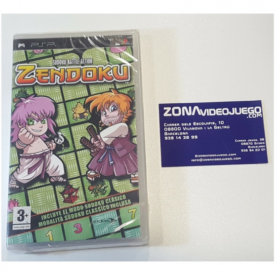 Sudoku Battle Action Zendoku, Sony Psp, Pal-Esp