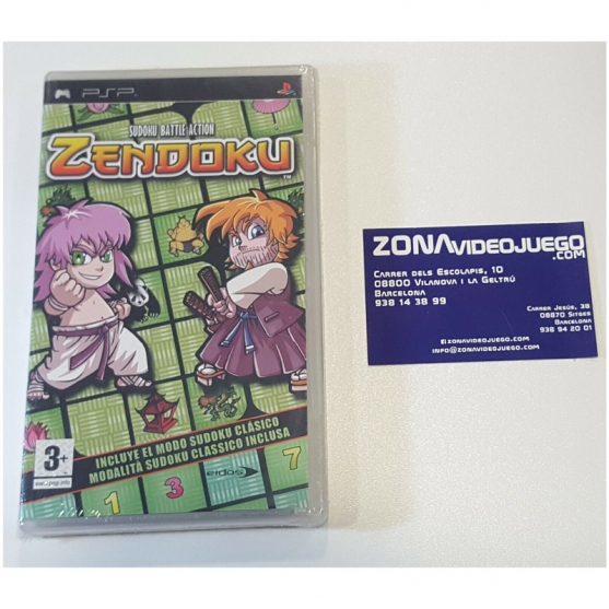 Sudoku Battle Action Zendoku, Sony Psp, Pal-Esp. Nuevo a estrenar