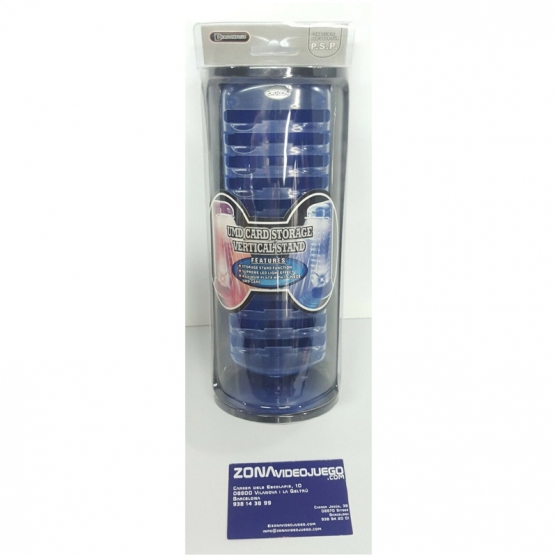 Archivador juegos Psp, Columna Vertical con Luz, para 12 Umd Disc