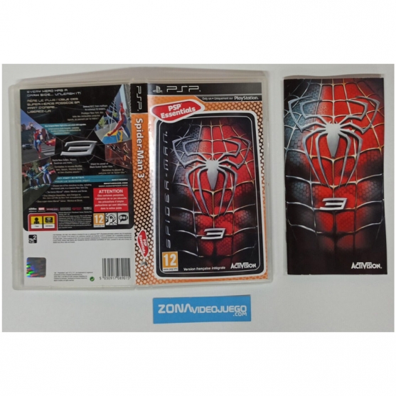 Caja y Manual Spider-man 3, Pal-Eur. SIN JUEGO