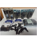 Lote Auriculares, accesorios psp, carcasas mando 360. SIN GARANTIA, PARA PIEZAS