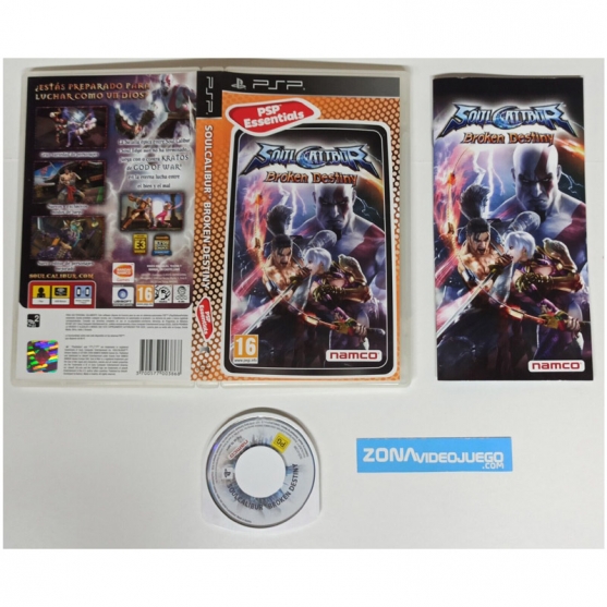 Soul Calibur Broken Destiny, Sony Psp, Pal-Esp