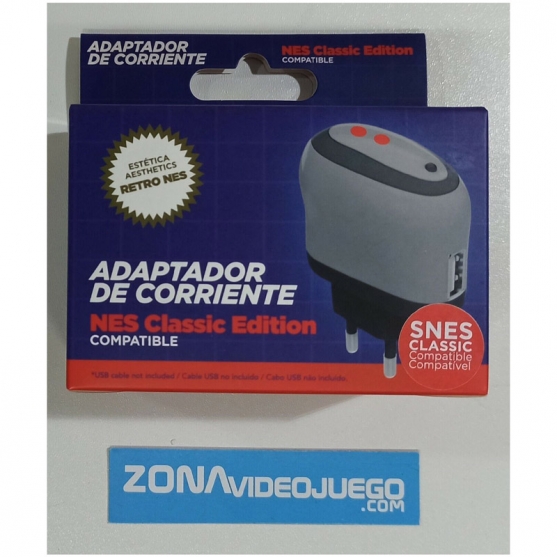 Adaptador de Corriente, Nintendo Mini Classic Snes. Fr.Tec
