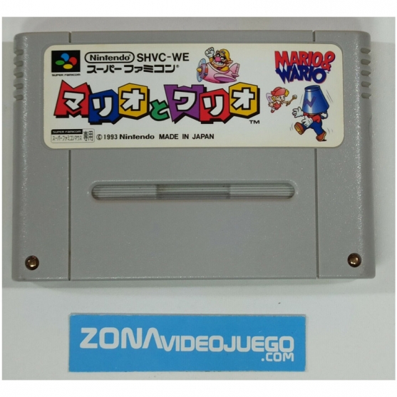 Mario & Wario, Nintendo Super Famicom. Ntsc-Jap
