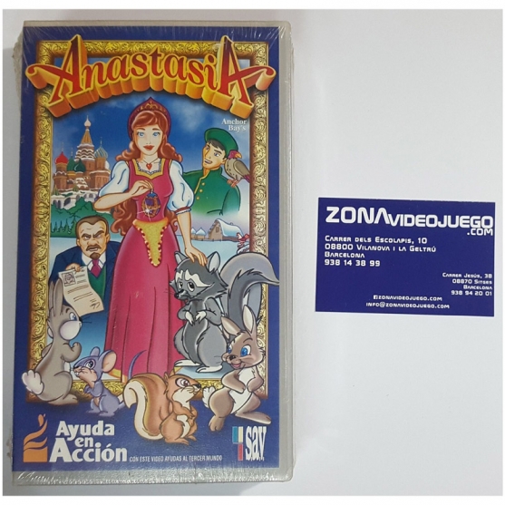 Anastasia, película VHS