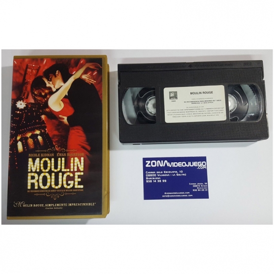 Moulin Rouge, película VHS