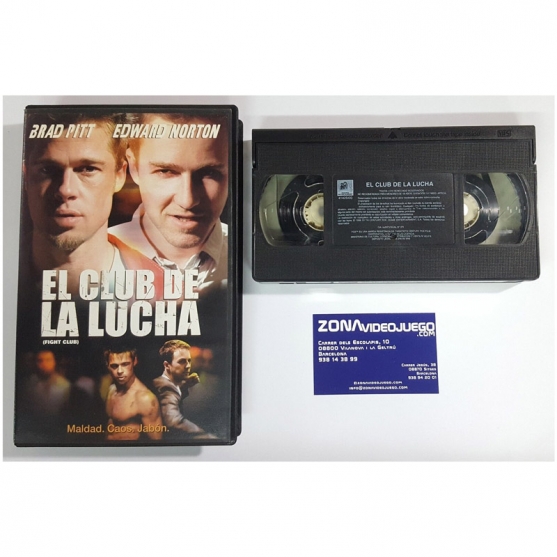 El Club de la Lucha, película VHS