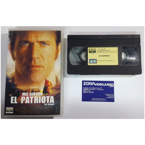El Patriota (the patriot), película VHS