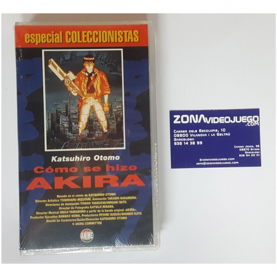 Cómo se hizo Akira, Katsuhiro Otomo, especial, película VHS