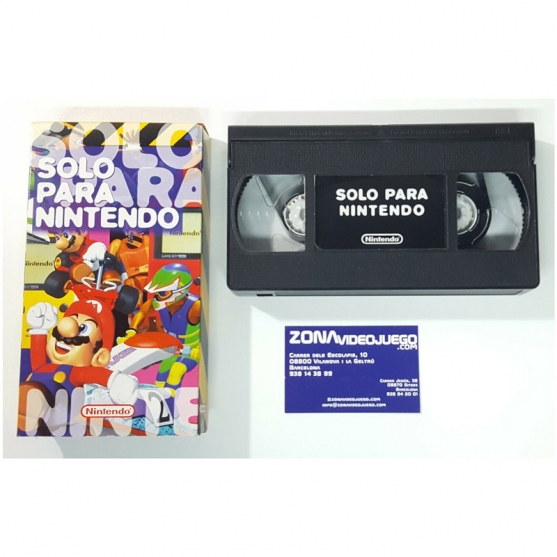 Solo para Nintendo, Vhs 55 minutos, oficial Nintendo. Año 1997