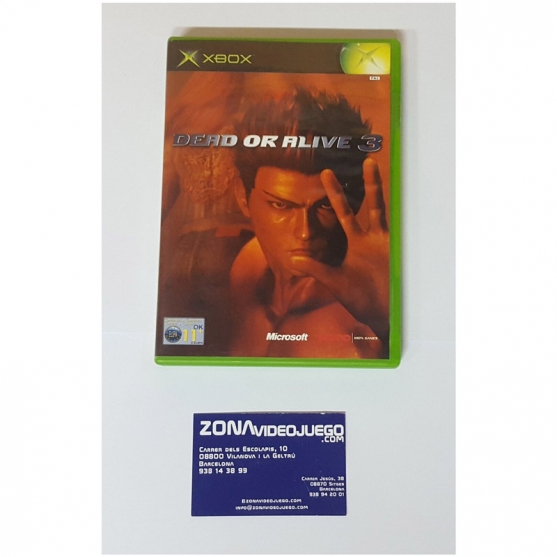 Caja Vacia, DEAD OR ALIVE 3, PAL-EUR, SIN JUEGO
