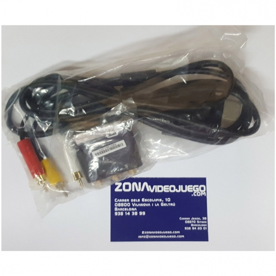 Cable av, rca, audio-video, para XBOX 360, oficial microsoft