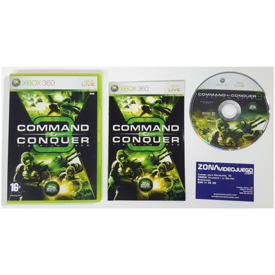 Command & Conquer Tiberium Wars, XBOX 360, PAL-ESP