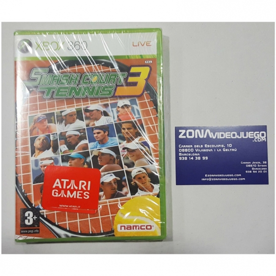 Smash Court Tennis 3, Xbox 360, Pal-Esp