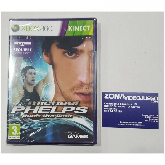 Michael Phelps push the limit, Xbox 360, Pal-Esp