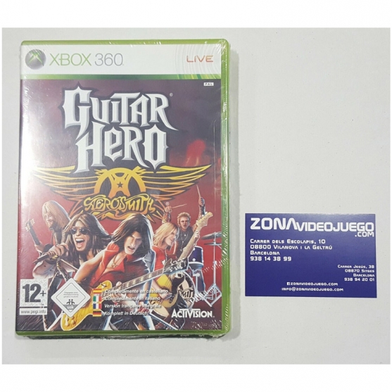 Guitar Hero Aerosmith, Xbox 360, Pal-Esp