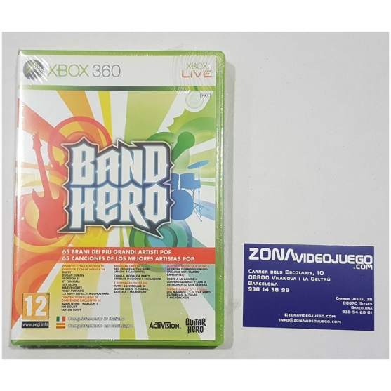 Band Hero, Xbox 360, Pal-Esp