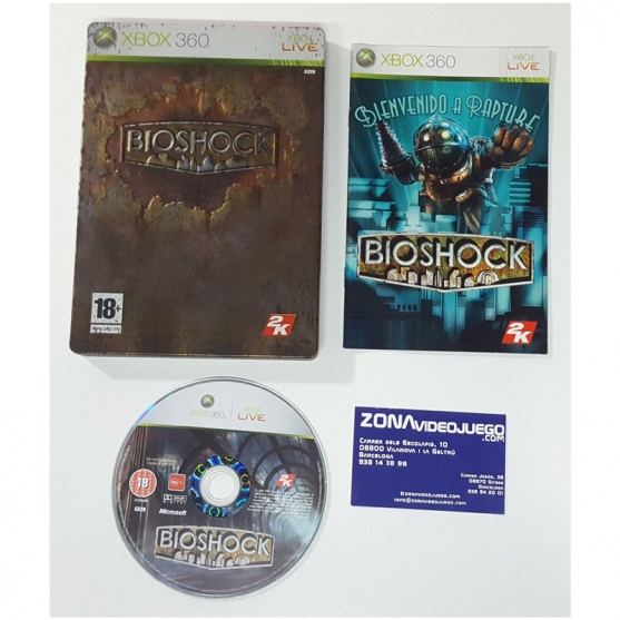 Bioshock Steelbook (Caja Métalica), Xbox 360, Pal-Esp