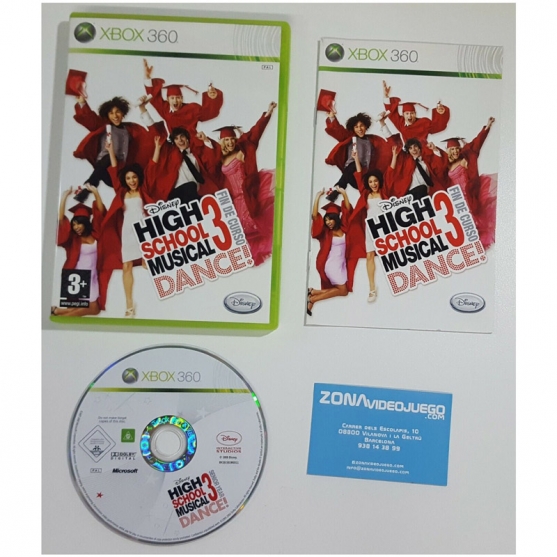 Disney High School Musical 3 Dance! fin de curso, Xbox 360, Pal-esp