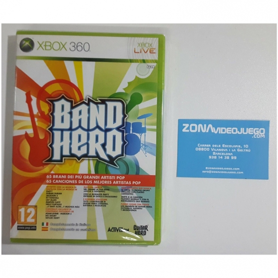 Band Hero, Xbox 360, Pal-Esp