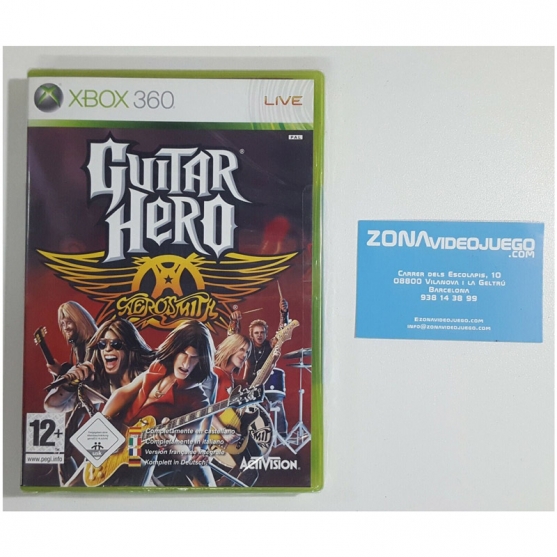 Guitar Hero Aerosmith, Xbox 360, Pal-esp