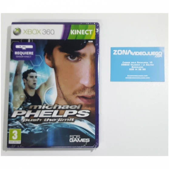 Michael Phelps Push the Limit, Xbox 360, Pal-Esp