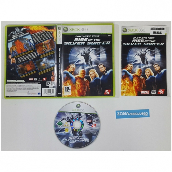 Fantastic Four Rise of the Silver Surfer, Xbox 360, Pal-eur