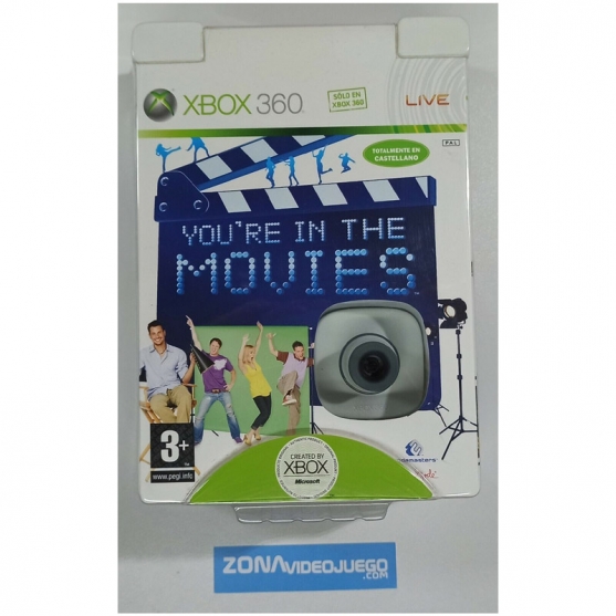 You're in the Movies + Xbox Live Vision (cámara). Xbox 360. Pal